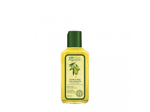 CHI Olive Organics Olive & Silk Aliejus Plaukams Ir Kūnui, 59ml CHI Olive Organics Olive & Silk Aliejus Plaukams Ir Kūnui, 59ml